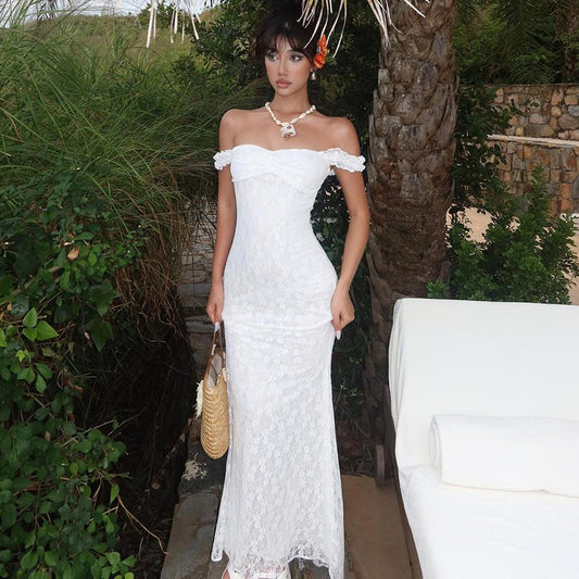 Elegant Sleeveless High Waist Long Dress