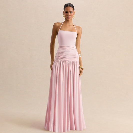 Elegant Halter Neck Dress