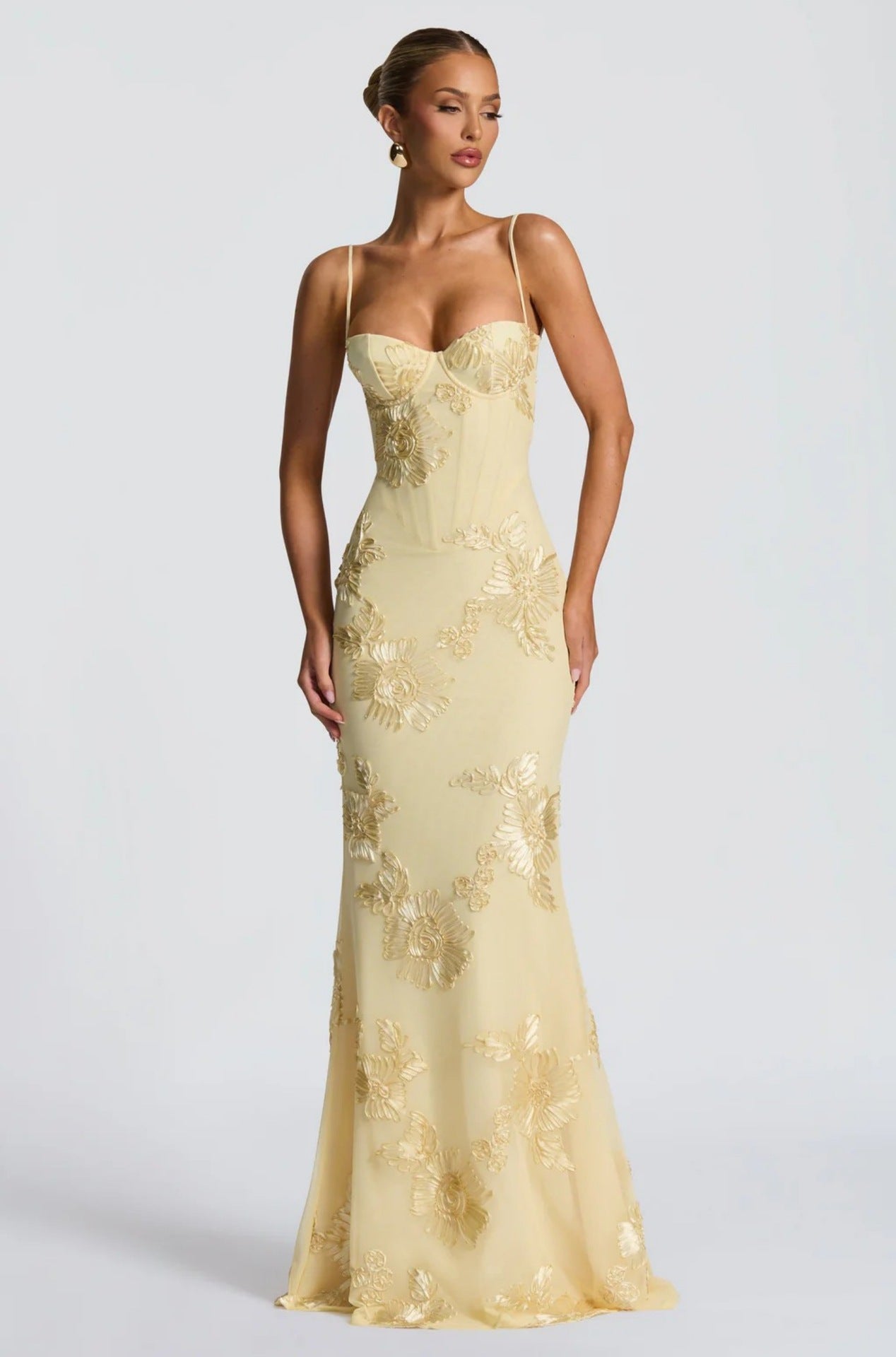 French Floral Dress